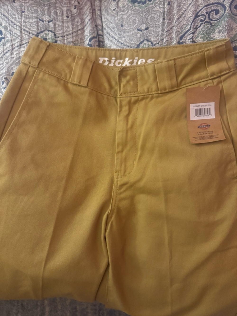 Dickies Golden Tan Worker Wide-Leg Pants